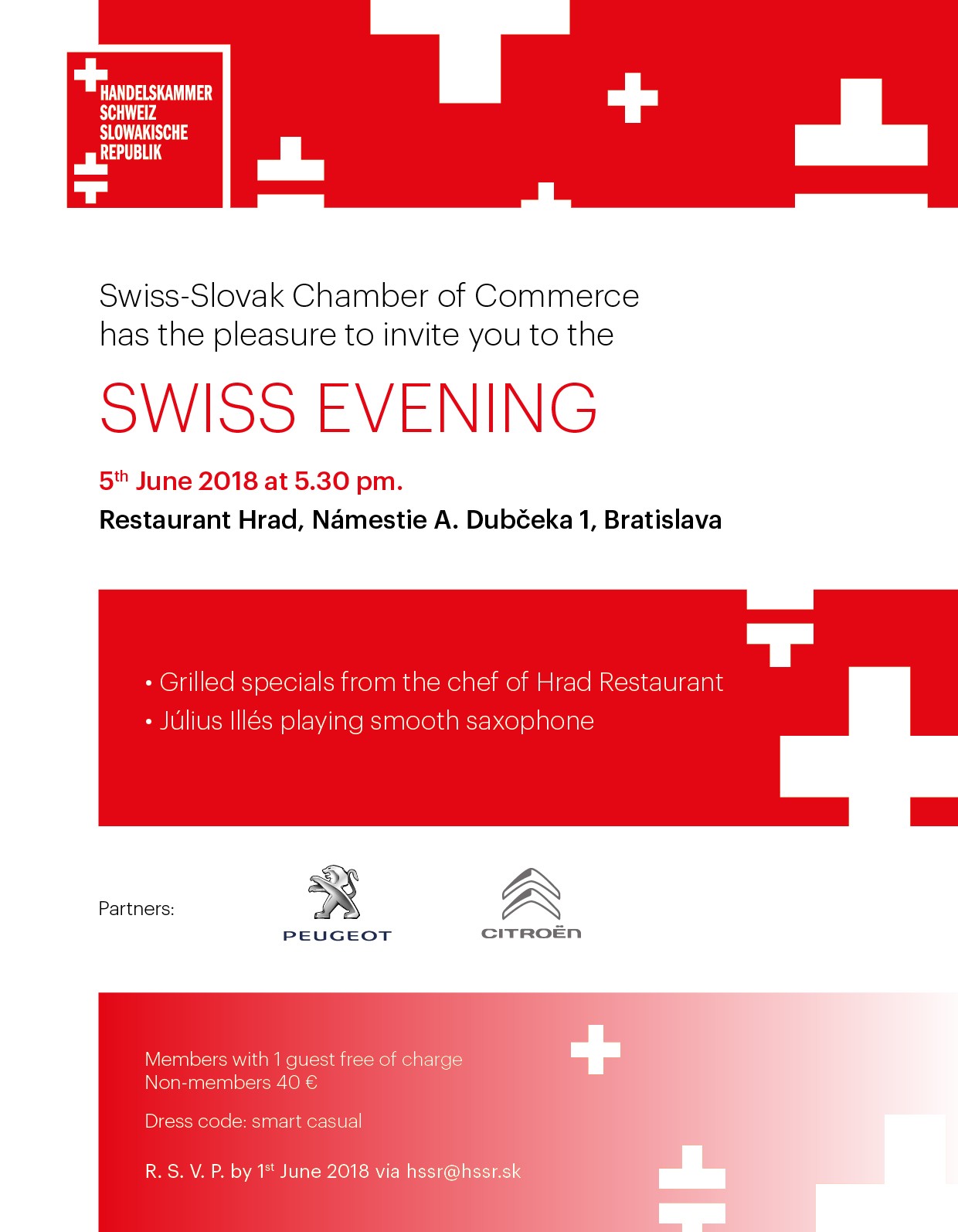 SWISS EVENING - Invitation