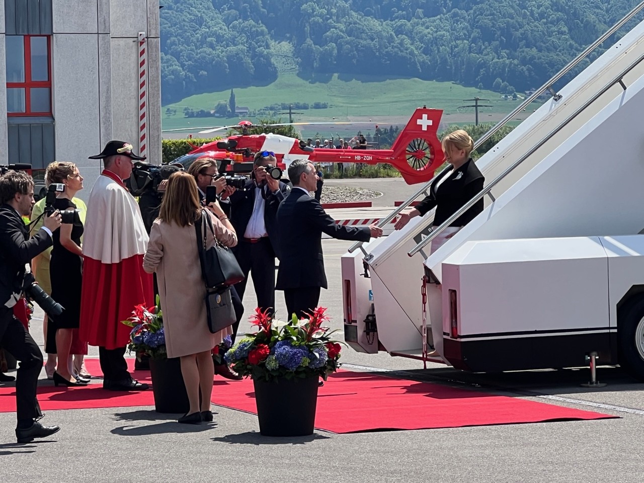 President Zuzana Čaputová became the first head of state of the Slovak Republic to pay a State Visit to Switzerland.  
