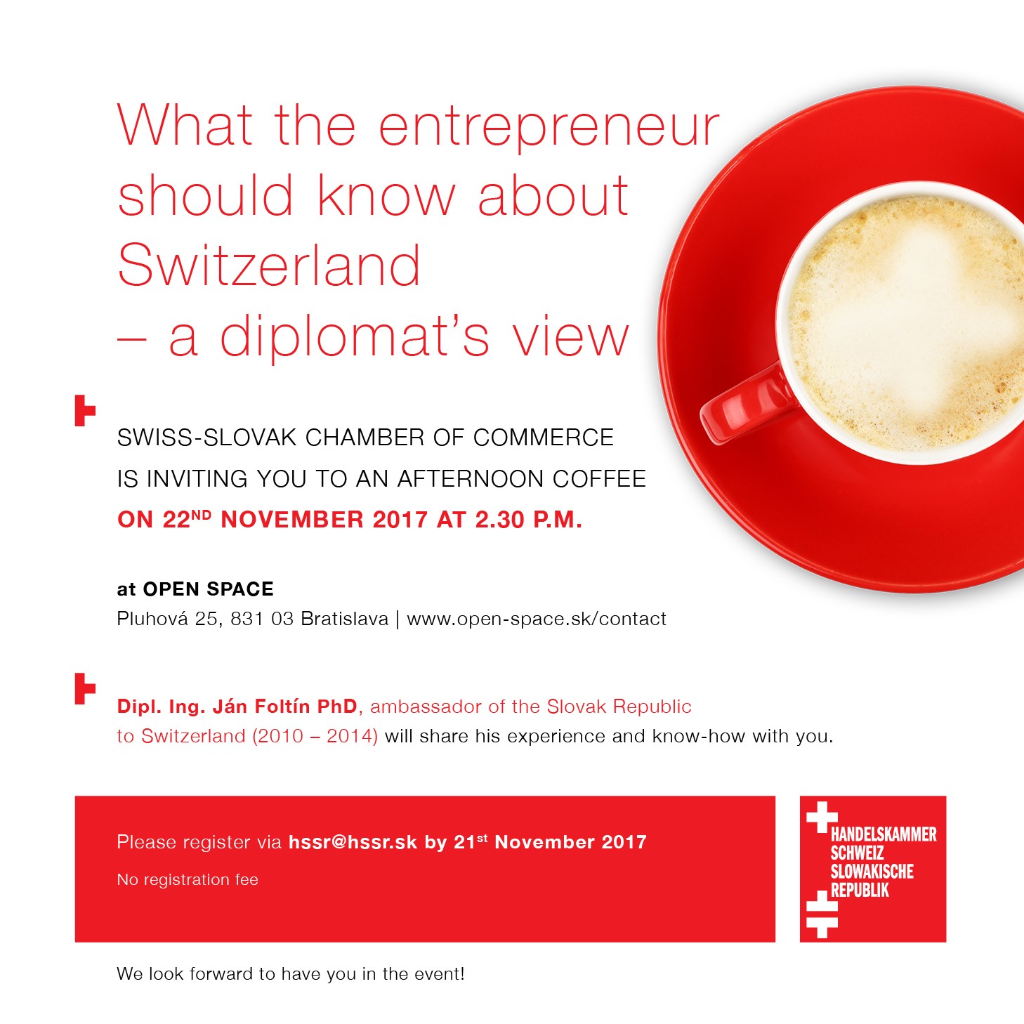 Invitation - What the Entrepreneur should know about Switzerland