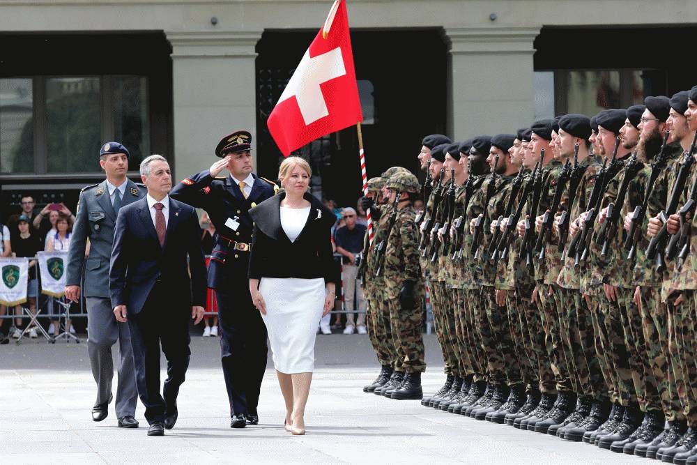 President Zuzana Čaputová became the first head of state of the Slovak Republic to pay a State Visit to Switzerland.  