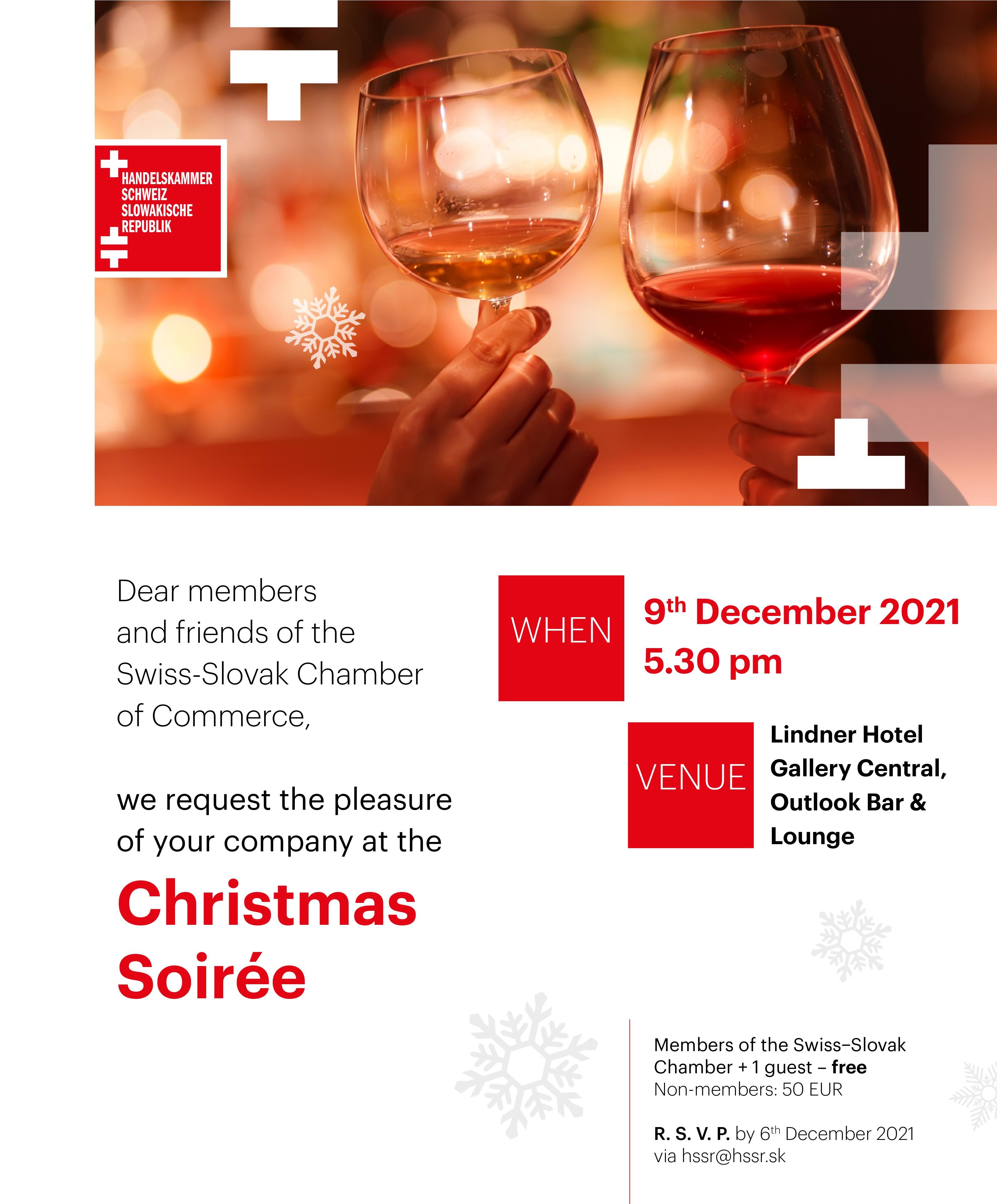 Invitation - Christmas soirée