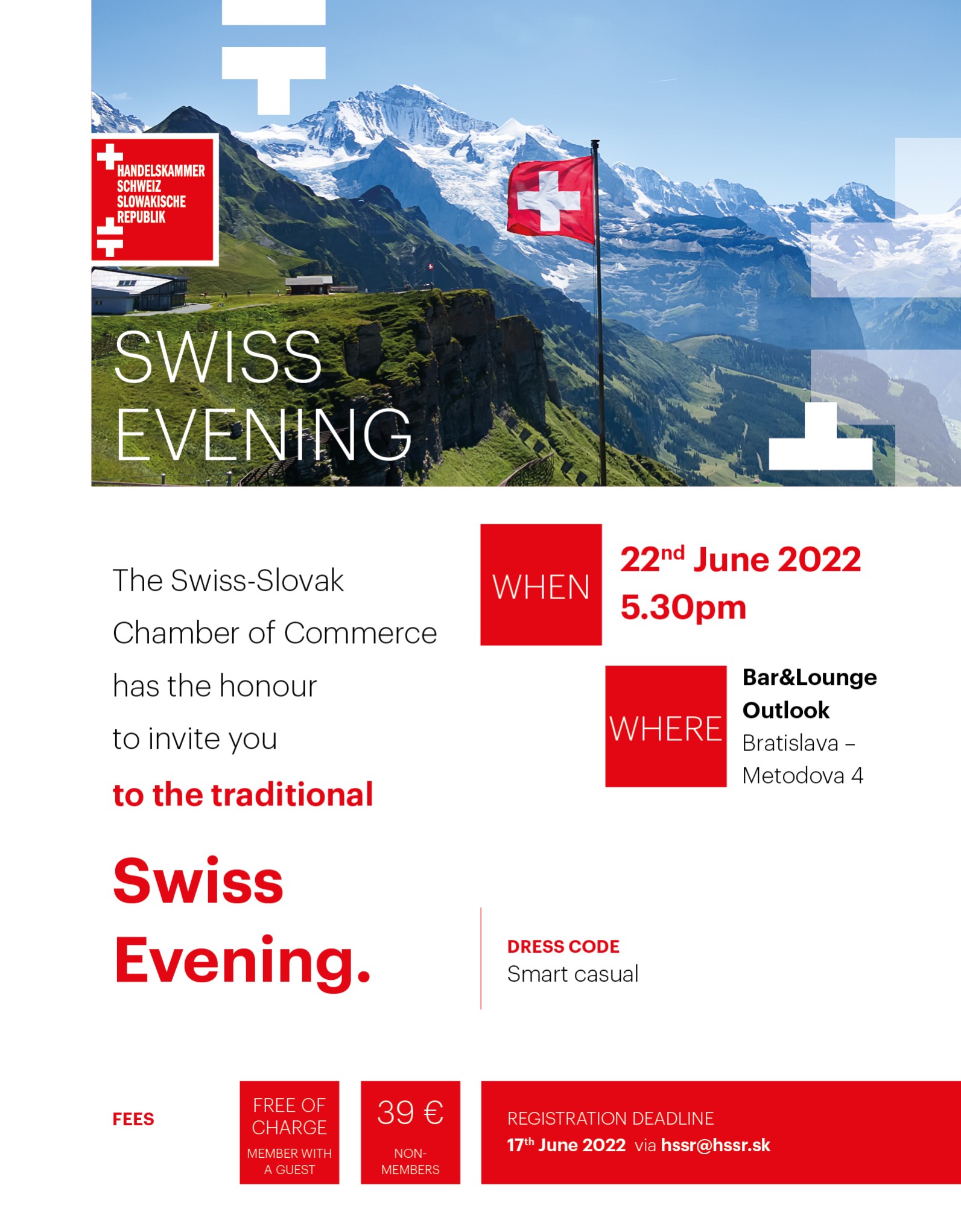 Invitation - Swiss Evening